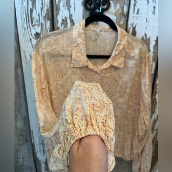 Z Supply Becca button up top size XL NWT - Picture 2 of 6